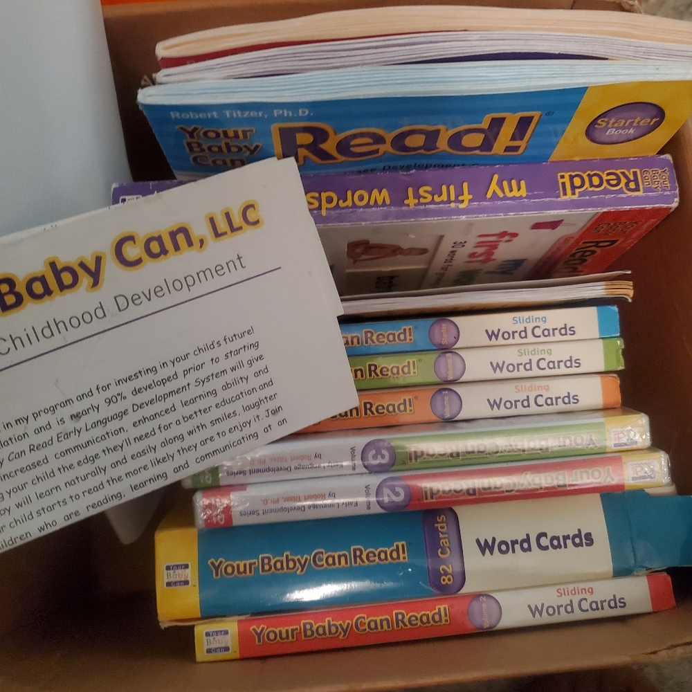 Your baby can read dvds and books
